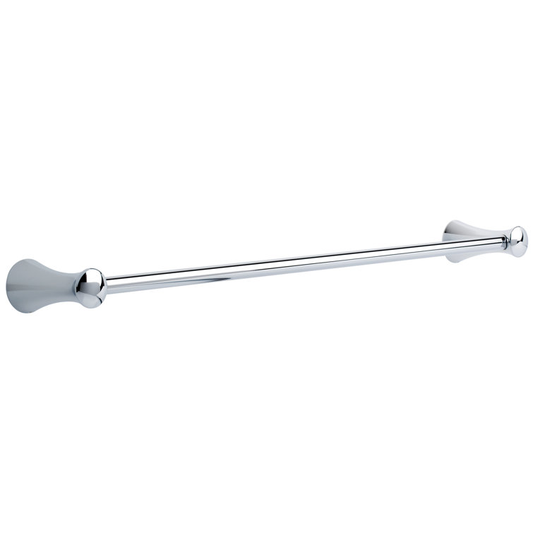 Lahara 24" Chrome Wall Mounted Towel Bar