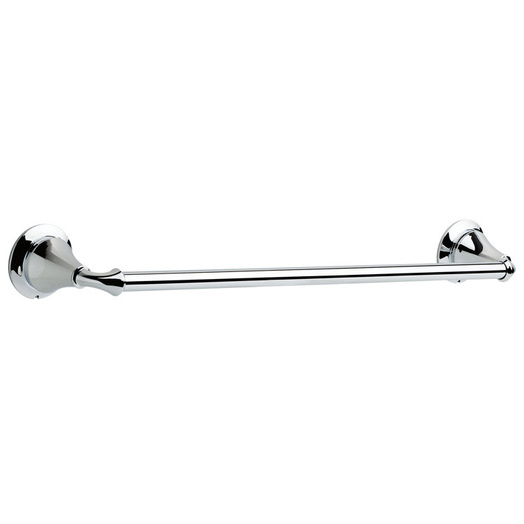 Linden 18-Inch Chrome Wall Mounted Towel Bar