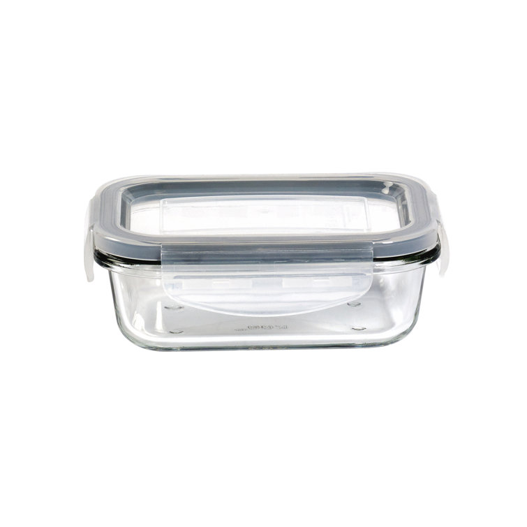 Clear Glass Meal Prep Storage Container Set - 7 Pieces