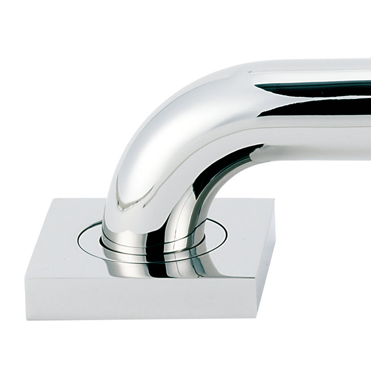 Contemporary II Polished Chrome Cabinet Grab Bar Brackets
