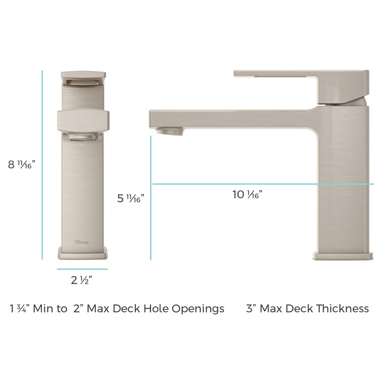 Deckard Brushed Nickel Single Handle Roman Tub Faucet