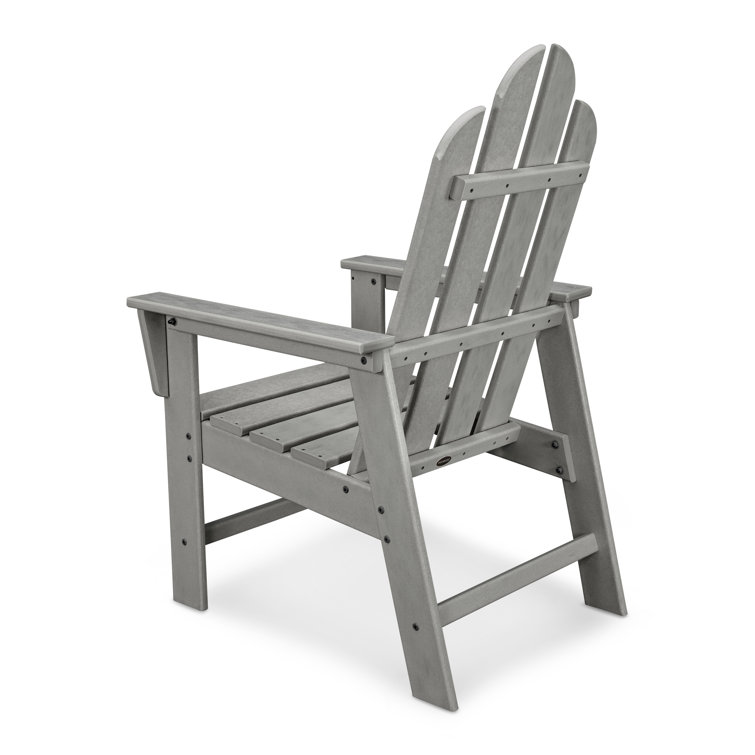 Slate Gray HDPE Lumber Outdoor Dining Chair