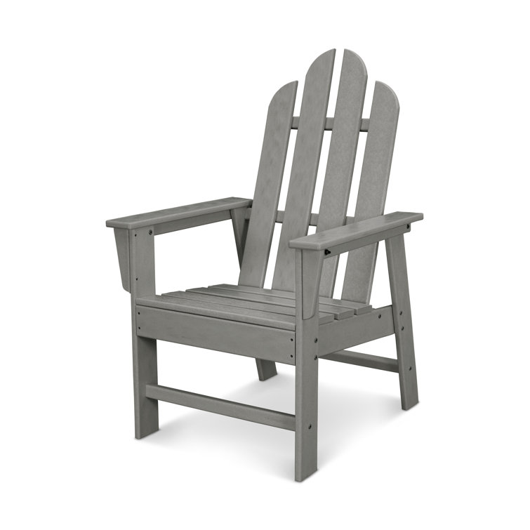 Slate Gray HDPE Lumber Outdoor Dining Chair