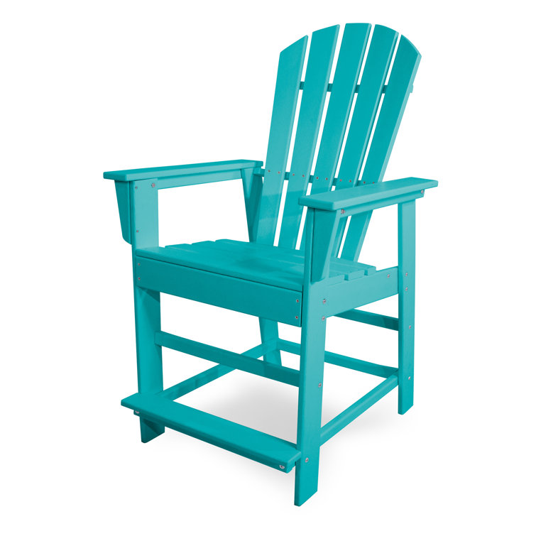 South Beach Aruba Counter Chair with Bold Art Deco Style