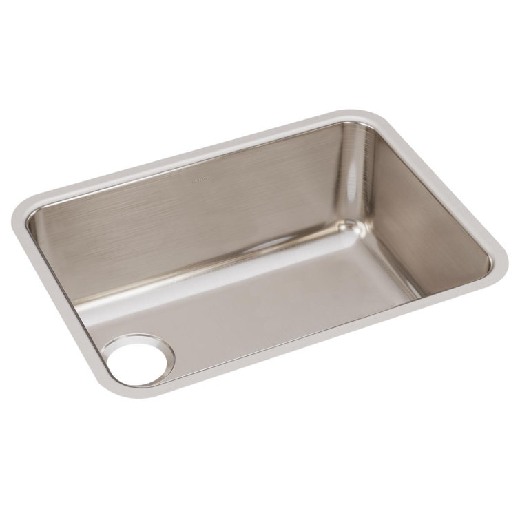 Lustrous Satin Stainless Steel Single Bowl Undermount Sink
