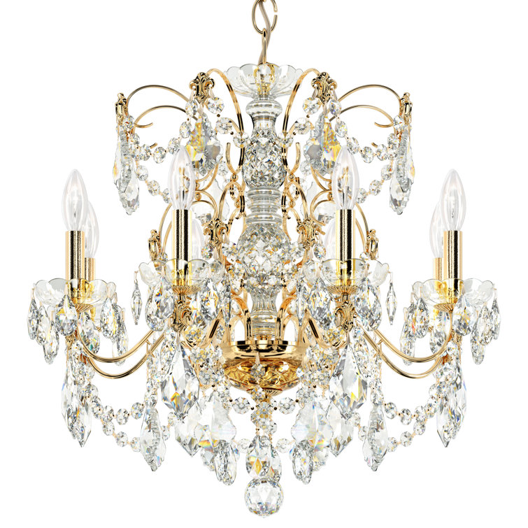Aurelia Heritage 8-Light Crystal Glass Chandelier