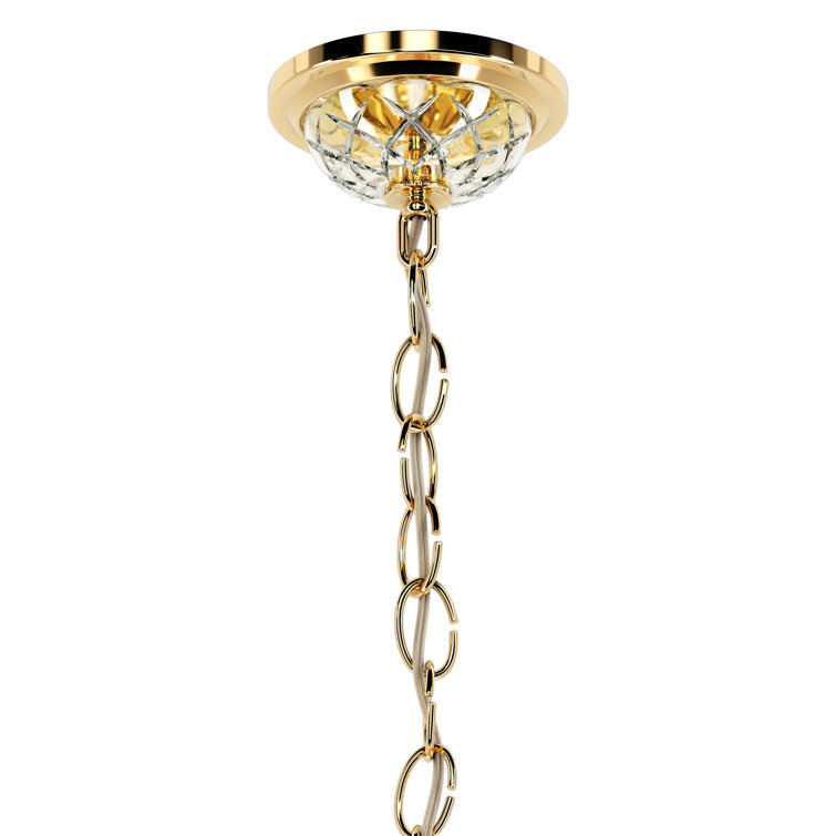 Aurelia Heritage 8-Light Crystal Glass Chandelier
