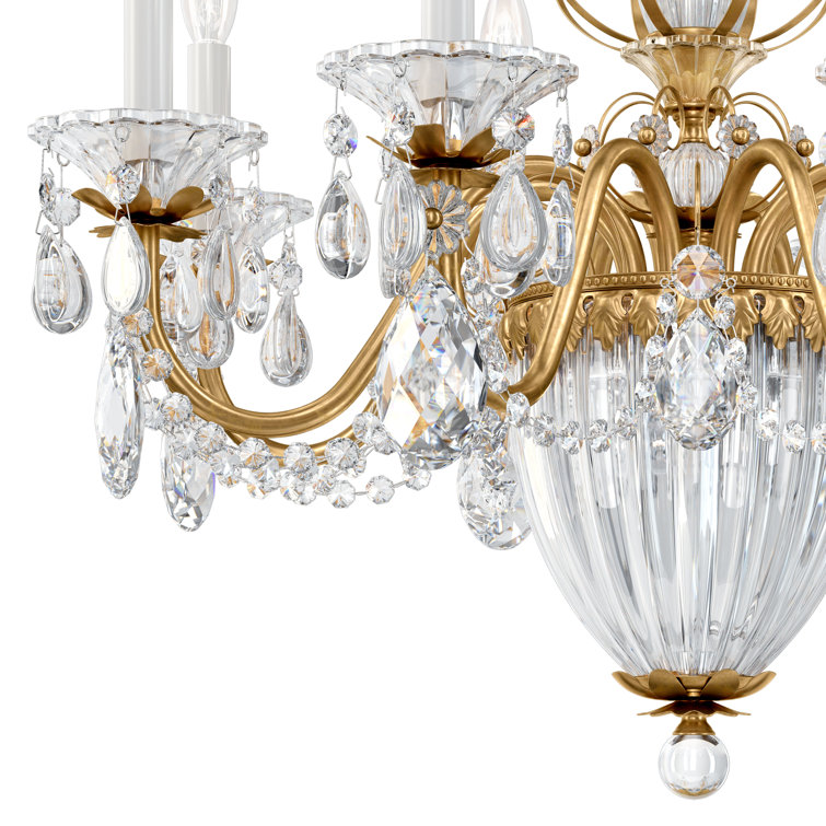 French Gold Bagatelle 11-Light Heritage Crystal Chandelier