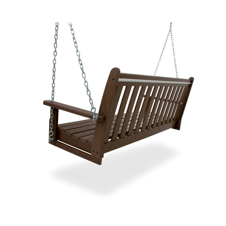 Vineyard 60" Mahogany Wooden Porch Swing