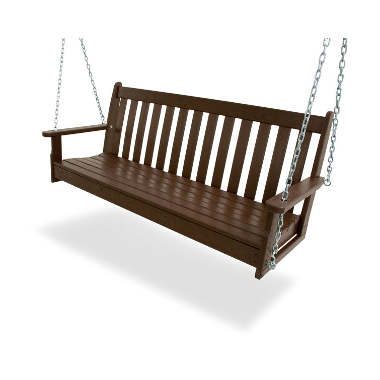 Vineyard 60" Mahogany Wooden Porch Swing