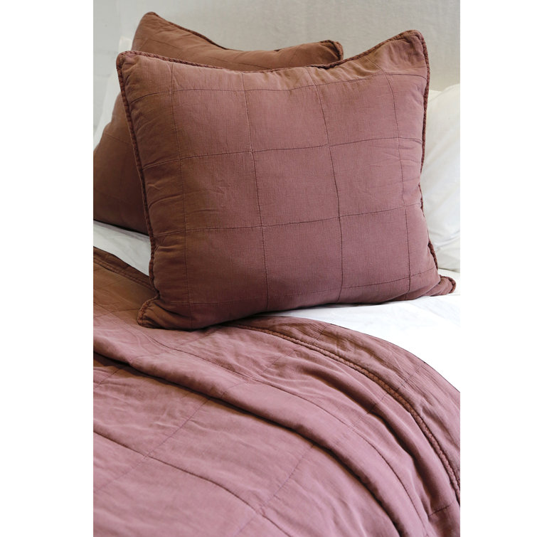 Antwerp Sky Blue King-Sized Cotton Quilted Coverlet
