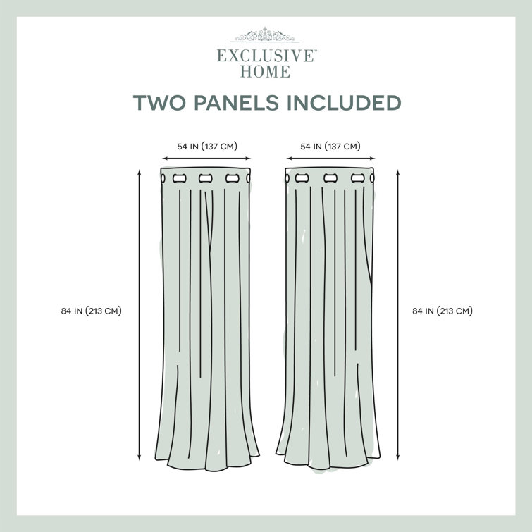 Wilshire White Sheer Grommet Cotton Blend Curtain Pair