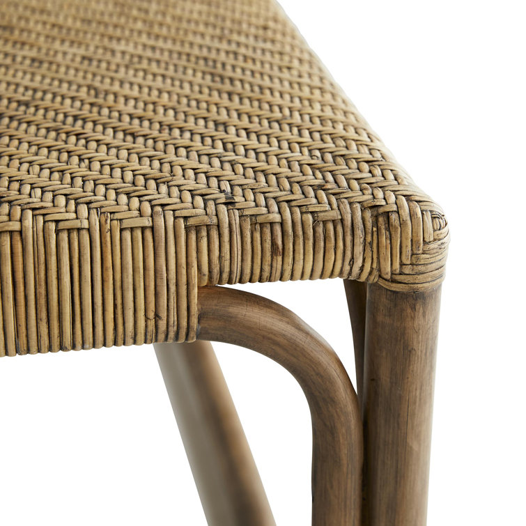 Underhill 40'' Square Woven Rattan Coffee Table