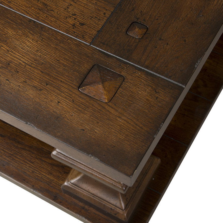 Sedona Round Kona Brown Solid Wood Coffee Table