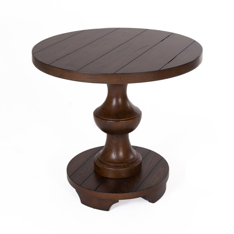 Sedona Round Kona Brown Solid Wood Coffee Table