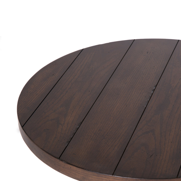 Sedona Round Kona Brown Solid Wood Coffee Table