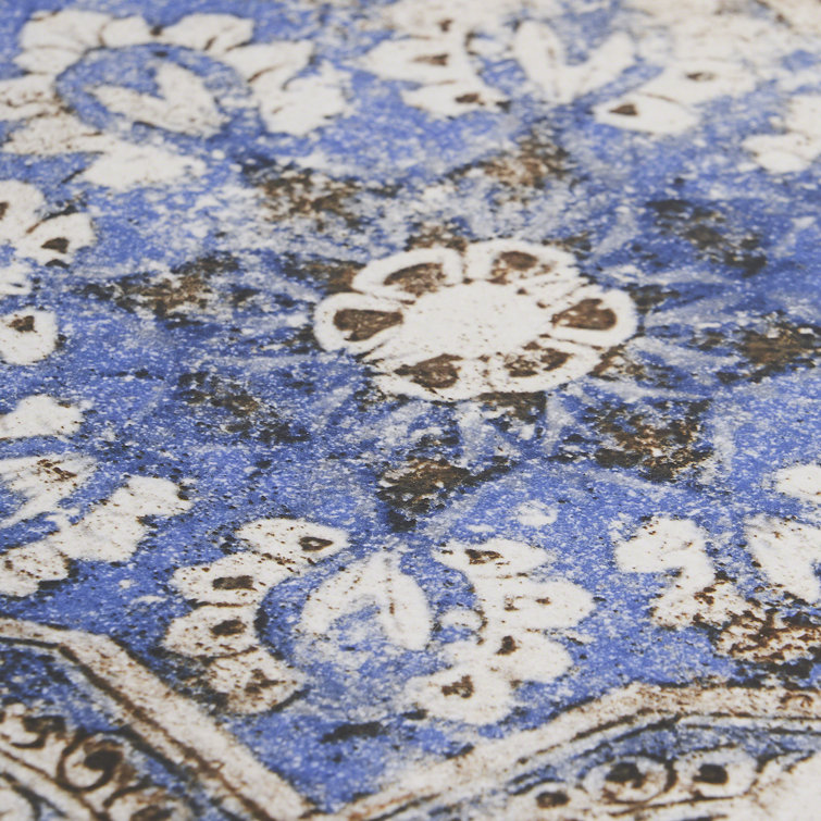 Antique Flora Multicolor Matte Porcelain Floor and Wall Tile