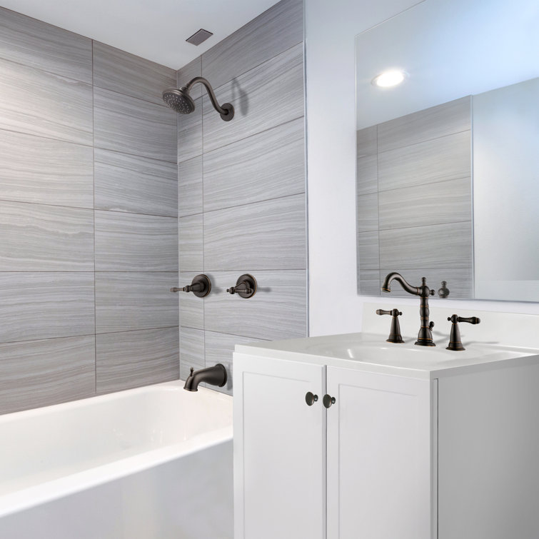 Oakmont Oil Rubbed Bronze Dual Handle Tub and Shower Faucet