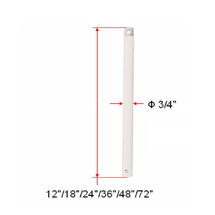 Design House 153460 Downrod Ceiling Fan Extension