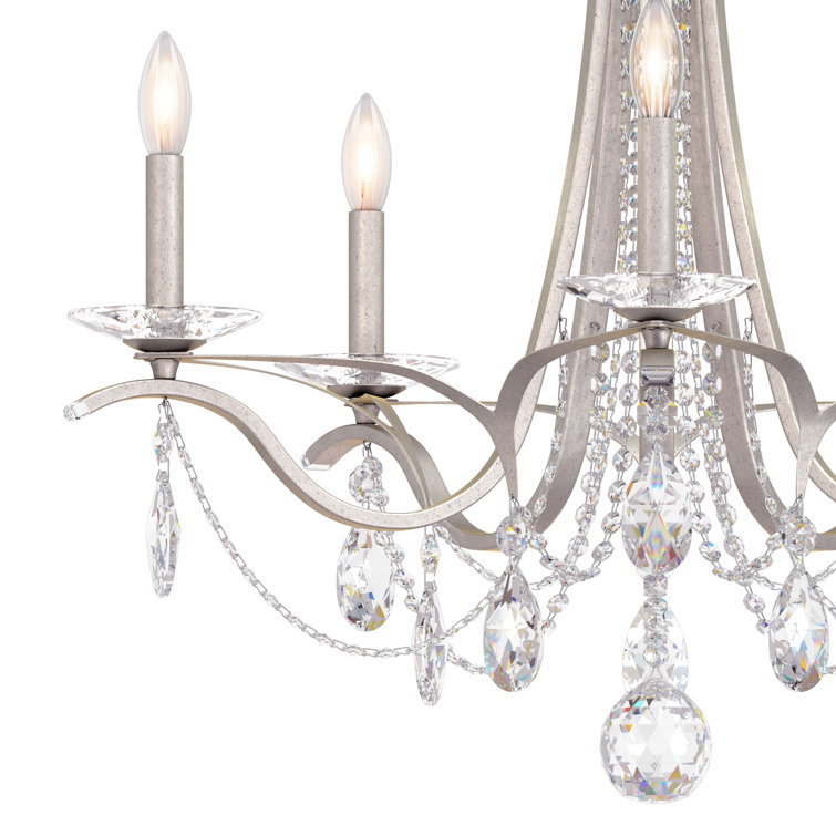 Etruscan Gold 5-Light Traditional Crystal Chandelier with Clear Heritage Crystals