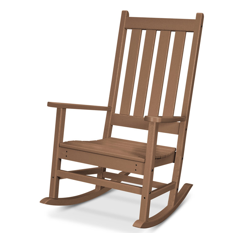 Cape Cod Tree House Polywood Porch Rocking Chair with Arms