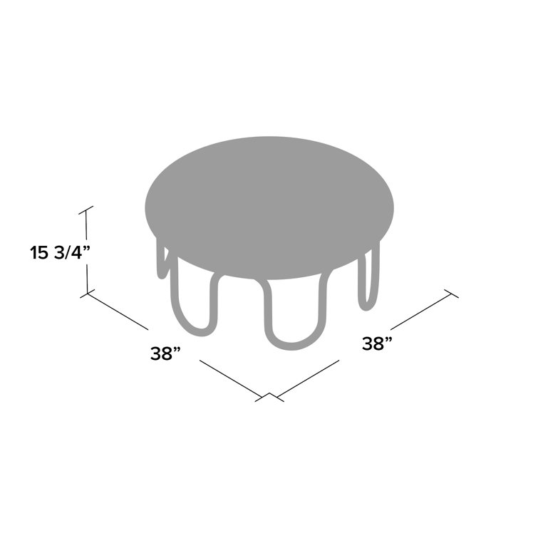 Round White Carrara Marble and Brass Cocktail Table
