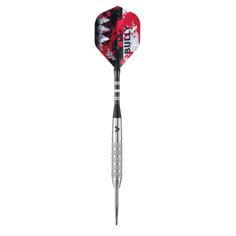 Viper Bully 24 Gram Silver Tungsten Steel Tip Darts Set