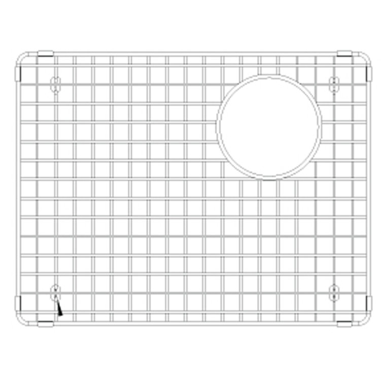 Precis Stainless Steel Sink Grid with Protective Bumpers