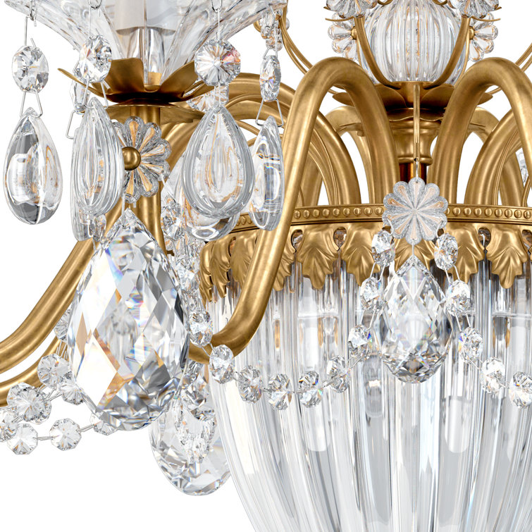 Heirloom Gold Bagatelle 11-Light Traditional Crystal Chandelier