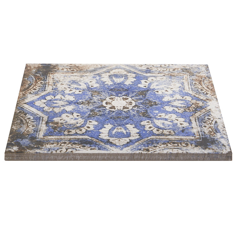 Antique Flora Multicolor Matte Porcelain Floor and Wall Tile