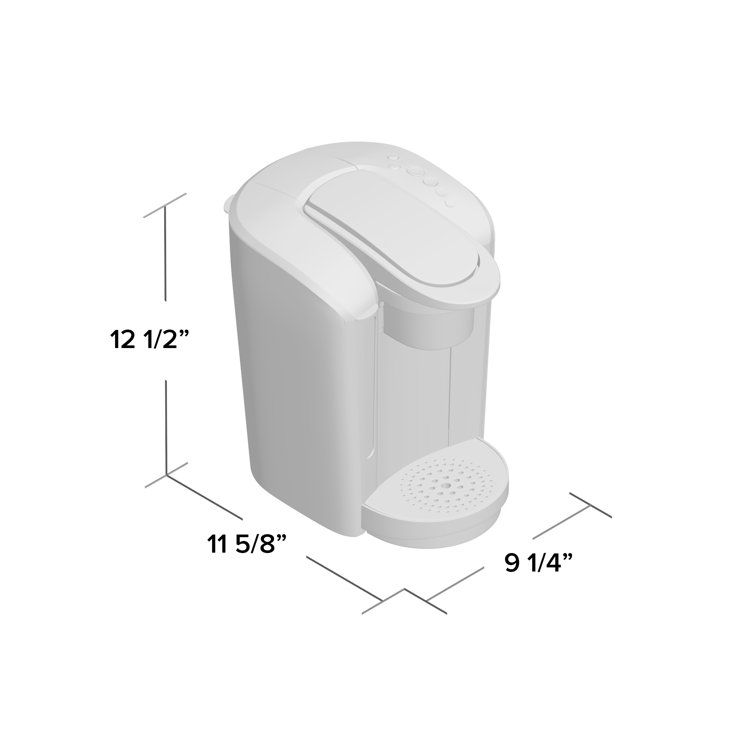 Matte Navy Programmable Single-Serve Pod Coffee Maker with Strength Selector
