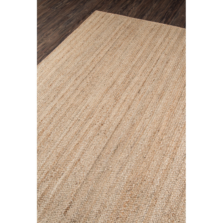 Braided Brown Wool 5' x 7' Reversible Rectangular Rug