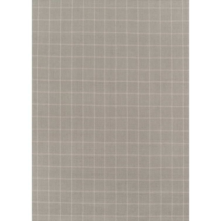 Minimalist Grey Wool Handwoven Accent Rug 2' x 3'