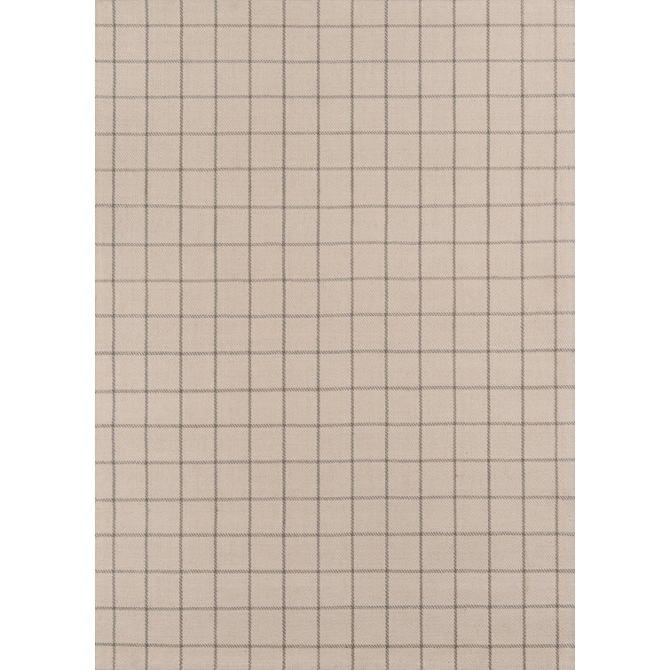 Handmade Ivory Wool Rectangular Accent Rug 2' x 3'