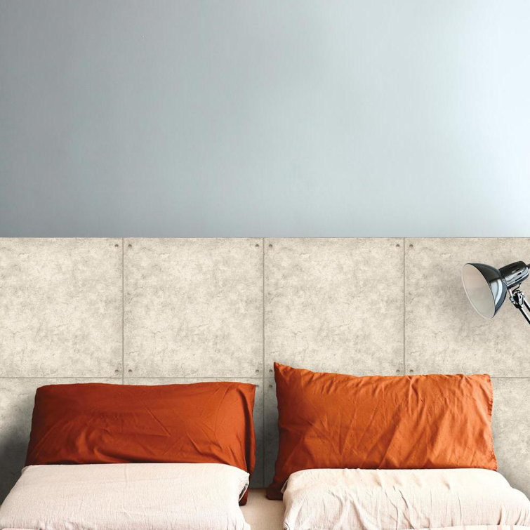 Gray Cement Peel and Stick Wallpaper Roll