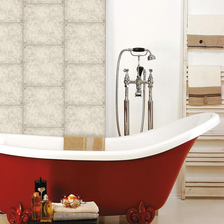 Gray Cement Peel and Stick Wallpaper Roll