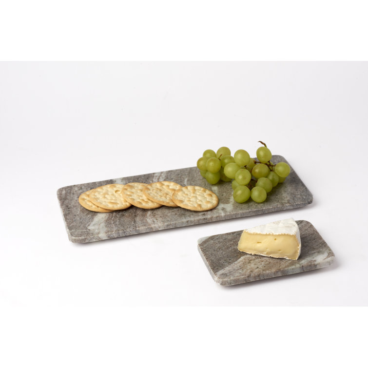 Gray Marble Rectangular Serving Tray