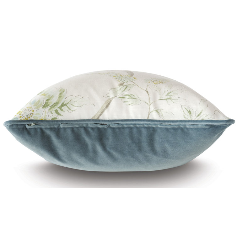 Charlotte Moss 20x20 Square Cotton Throw Pillow with Feather Insert
