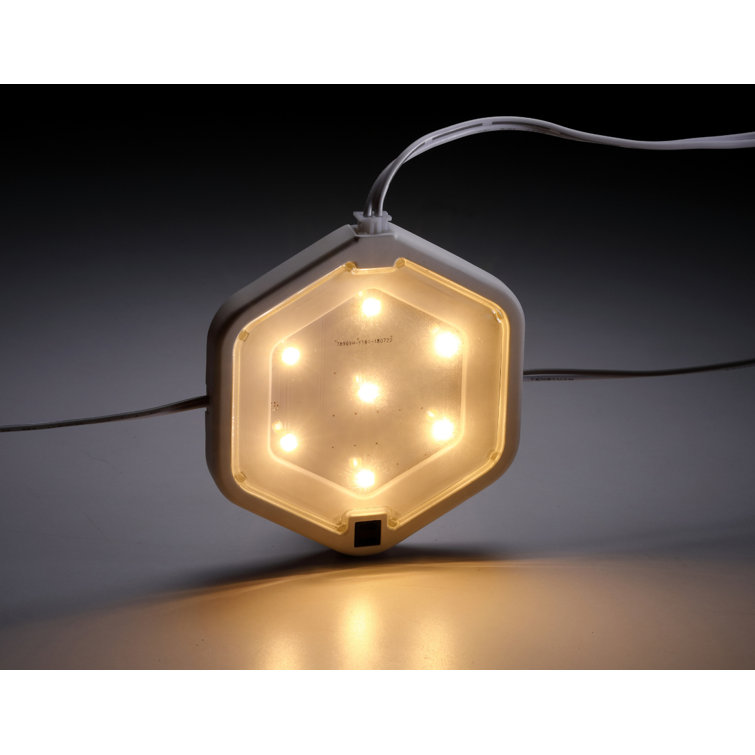 Warm White LED Under Cabinet Puck Light Kit, 5-Pack