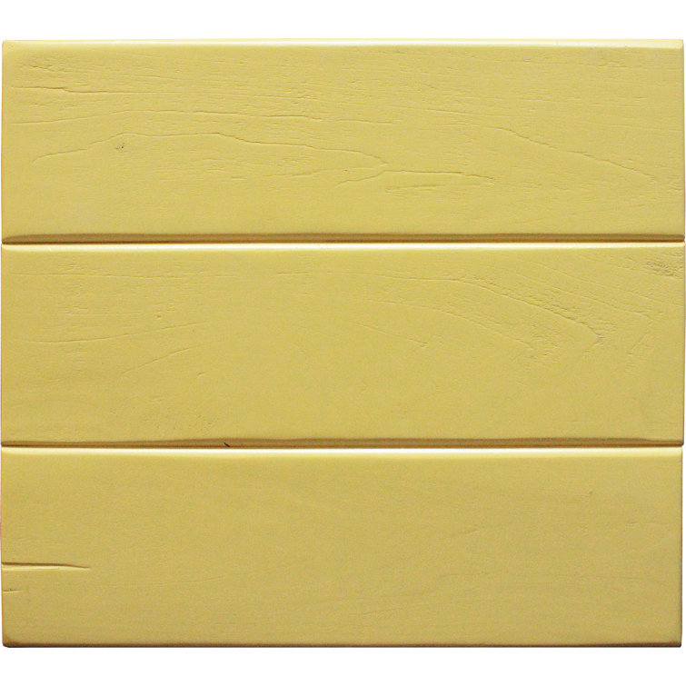 Rustic Yellow 68" Solid Wood Shutter TV Stand