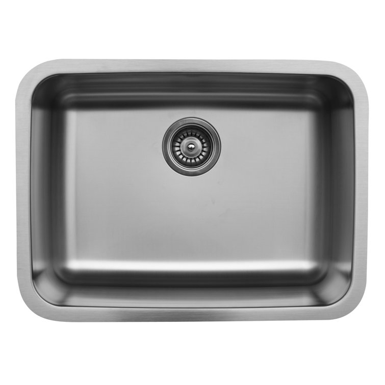 24'' Stainless Steel Single Bowl Drop-in Kitchen Sink