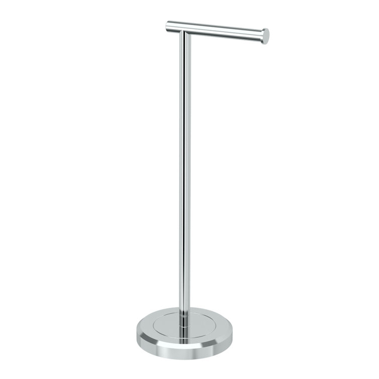 Latitude II Chrome Stainless Steel Freestanding Tissue Holder