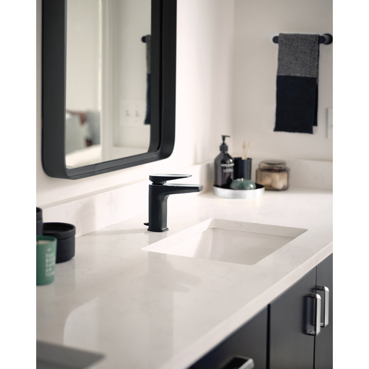 Matte Black Modern Wall Mounted Hand Towel Bar