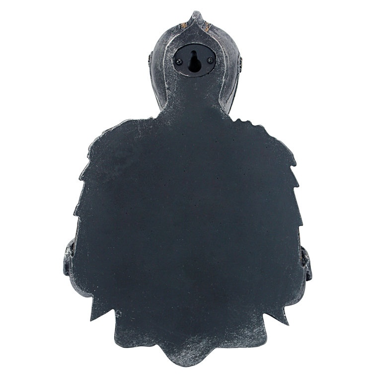 Medieval Knight Silver Resin Wall-Mounted Toilet Paper Holder