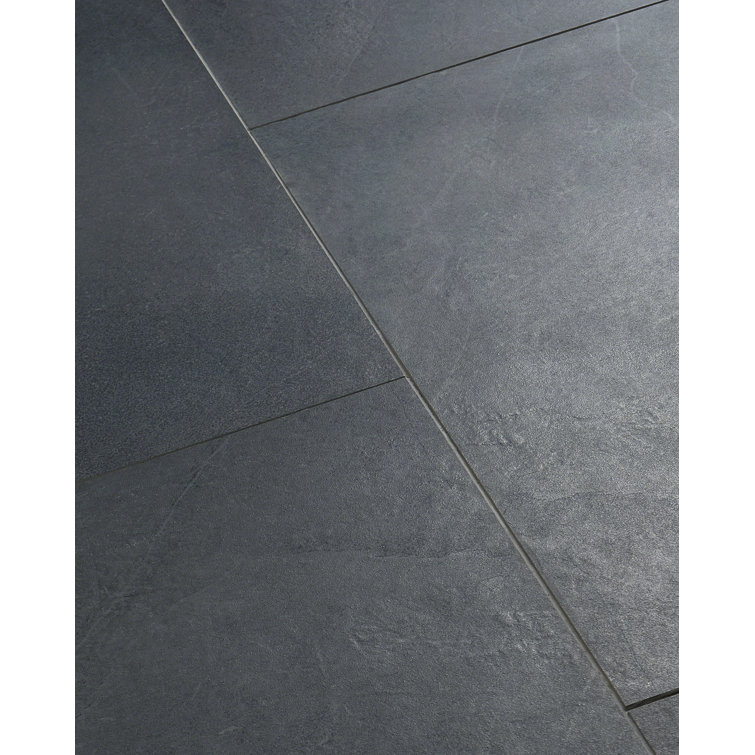 Copley Black 12" x 24" Matte Porcelain Stone Look Tile