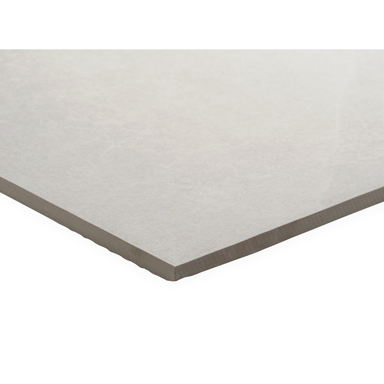 Belmont Large White Matte Porcelain Stone Look Tile