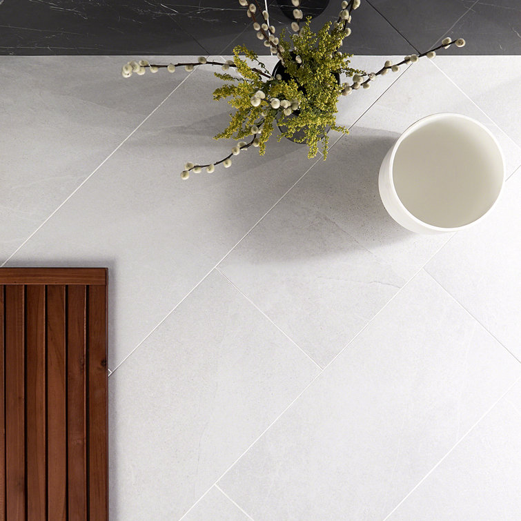 Copley Bianco 12" x 24" Matte Porcelain Wall & Floor Tile