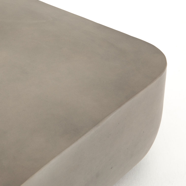 Mara Industrial Concrete Square Indoor/Outdoor Coffee Table