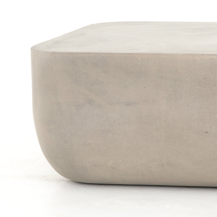 Mara Industrial Concrete Square Indoor/Outdoor Coffee Table
