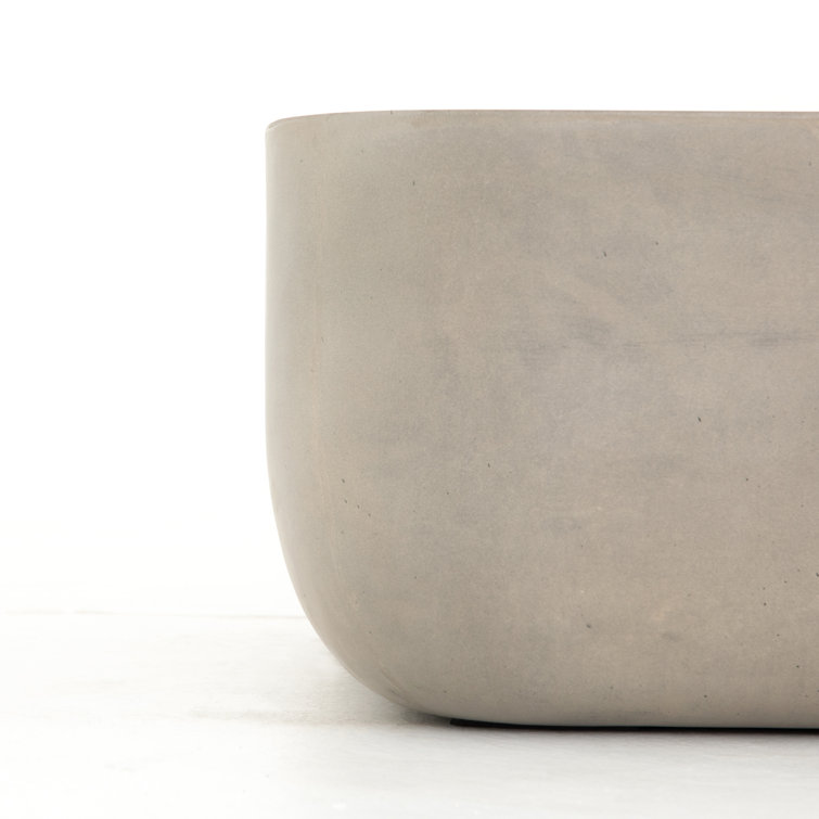 Mara Industrial Concrete Square Indoor/Outdoor Coffee Table